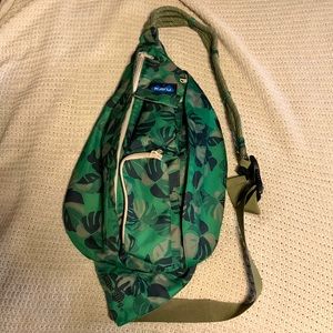 New Kavu Rope Sling bag Green, Black and Gray